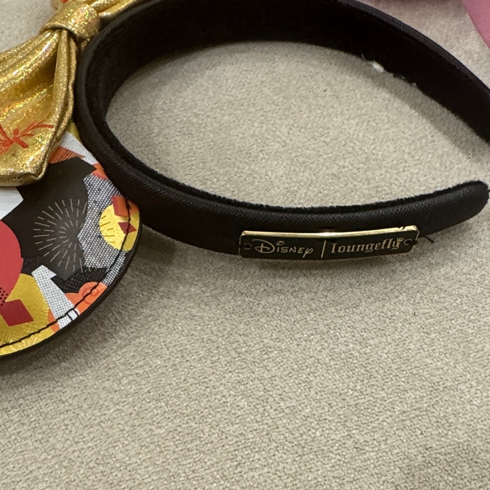 Disney Gold and Pink Mouse Ear Headbands - Picture 3 of 12